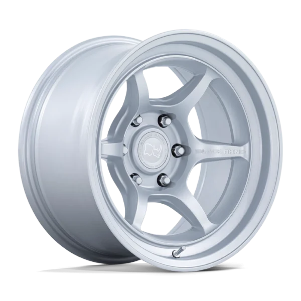 Black Rhino – SHOGUN – Silver – 16″x8″ -10mm – All weather Wheels – BR011SX16806810N