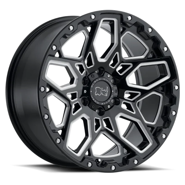Black Rhino – SHRAPNEL – Black – 17″x9.5″ 12mm – Summer Wheels – 1795SHR126135B87