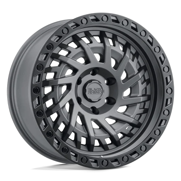 Black Rhino – SHREDDER – Gunmetal – 17″x9″ 0mm – All weather Wheels – 1790SHD005127G71