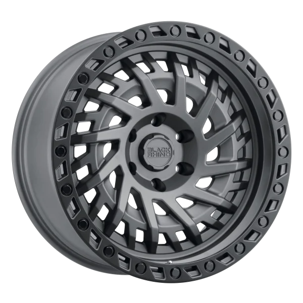 Black Rhino – SHREDDER – Gunmetal – 18″x9.5″ -18mm – All weather Wheels – 1895SHD-85127G71