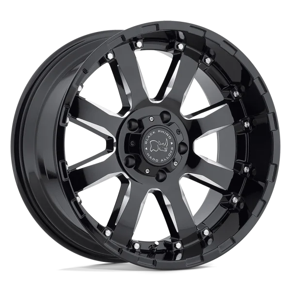 Black Rhino – SIERRA – Black – 17″x9″ 0mm – Summer Wheels – 1790SRA005140B78