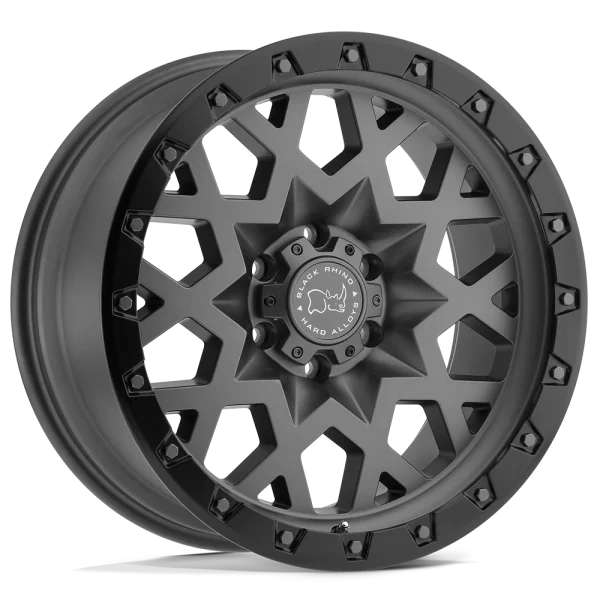 Black Rhino – SPROCKET – Gunmetal – 17″x9.5″ -18mm – All weather Wheels – 1795SPK-85127G71