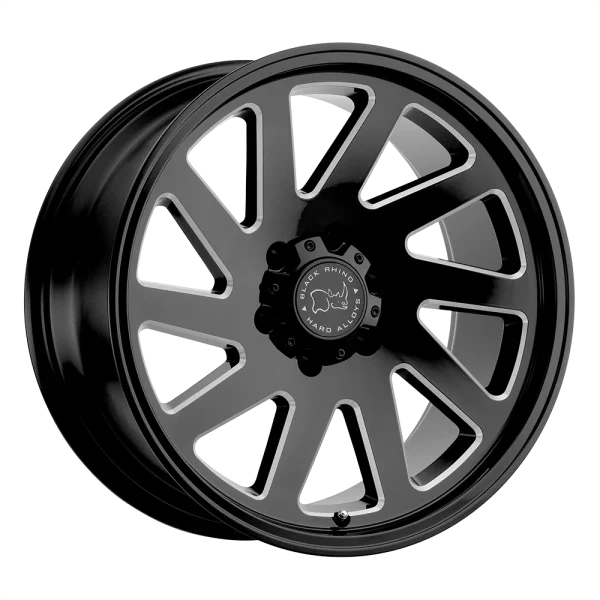Black Rhino – THRUST – Black – 22″x12″ -44mm – Summer Wheels – 2212THR-48180B25