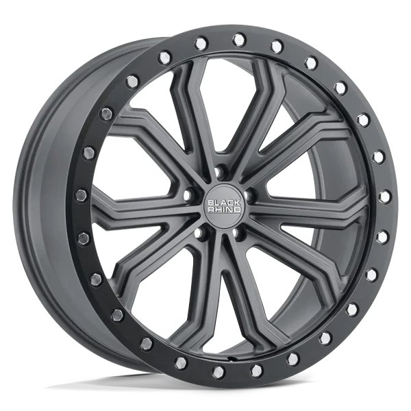 Black Rhino – TRABUCO – Gunmetal – 18″x8″ 25mm – All weather Wheels – 1880TBC255120G76