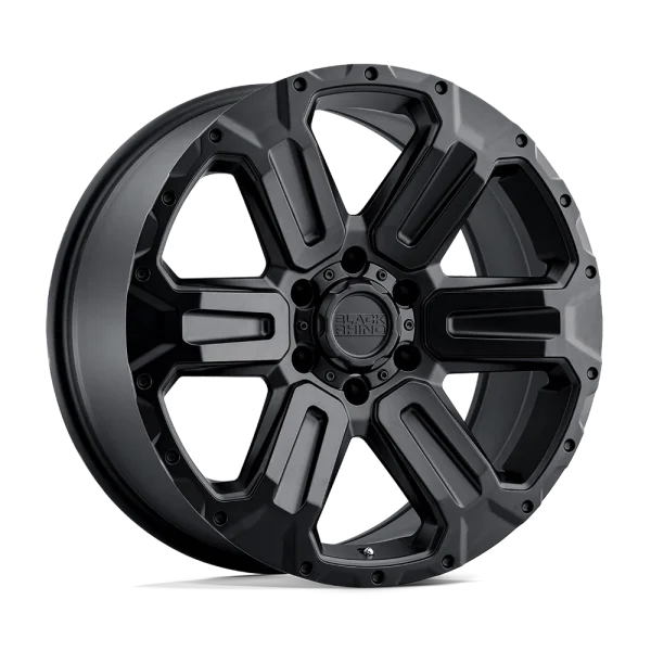 Black Rhino – WANAKA – Black – 17″x8.5″ 12mm – All weather Wheels – 1785WKA126140M12