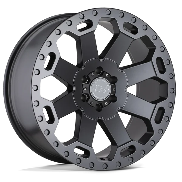 Black Rhino – WARLORD – Gunmetal – 17″x8″ 30mm – All weather Wheels – 1780WAR305127G71