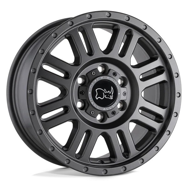 Black Rhino – YELLOWSTONE – Gunmetal – 16″x8″ 38mm – All weather Wheels – 1680YWN386130G84