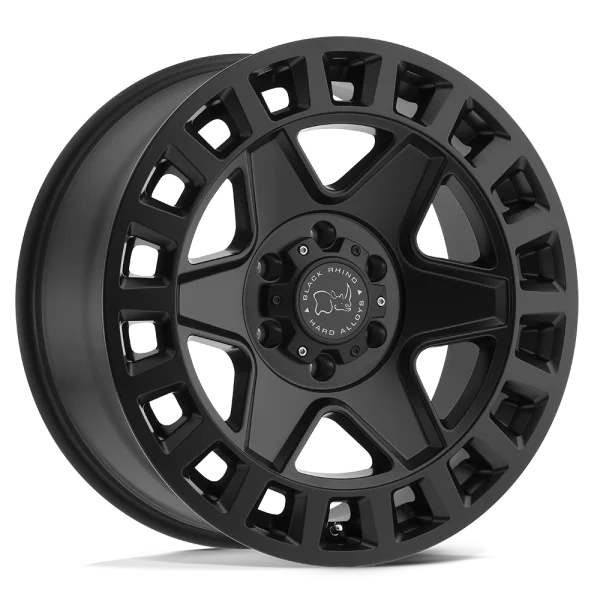 Black Rhino – YORK – Black – 17″x8″ 35mm – All weather Wheels – 1780YRK355114M76