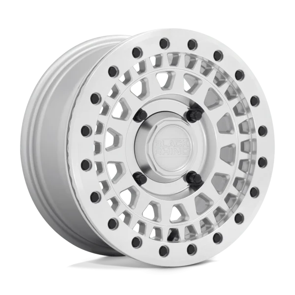Black Rhino Powersports – PARKER UTV BEADLOCK – Silver – 14″x7″ 36mm – Summer Wheels – 1470PKB364110S82