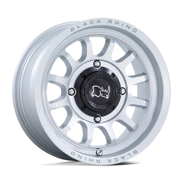 Black Rhino Powersports – RAPID UTV – Silver – 14″x7″ 10mm – Summer Wheels – BU001SD14704010