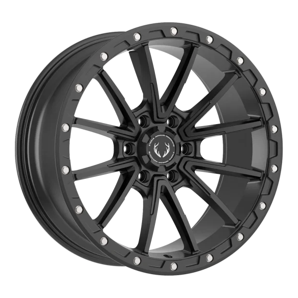 Blackhorn Offroad – BH04 – Black – 20″x9″ 0mm – All weather Wheels – BH04200900006139MB