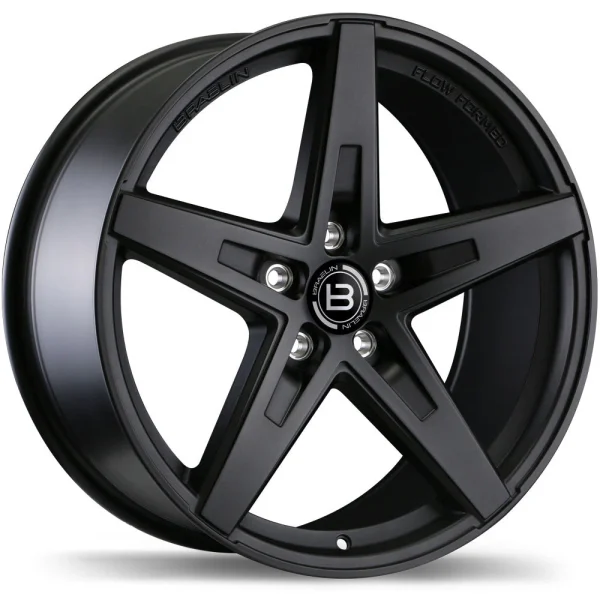 Braelin – BR08 – Black – 19″x8.5″ 25mm – All weather Wheels – BR08-1985-15FN+25C566