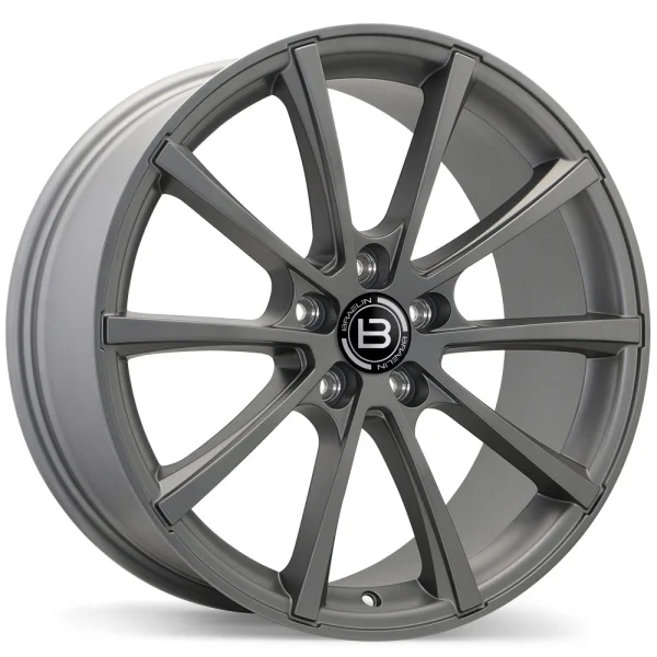 Braelin – BR09 – Black – 19″x8.5″ 35mm – All weather Wheels – BR09-1985-65GT+35E601