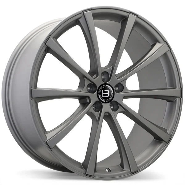 Braelin – BR09 – Gunmetal – 22″x10″ 35mm – All weather Wheels – BR09-2200-65GT+35E601
