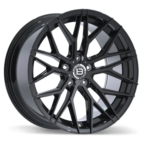 Braelin – BR10 – Black – 19″x9.5″ 25mm – All weather Wheels – BR10-1995-31BN+25C571