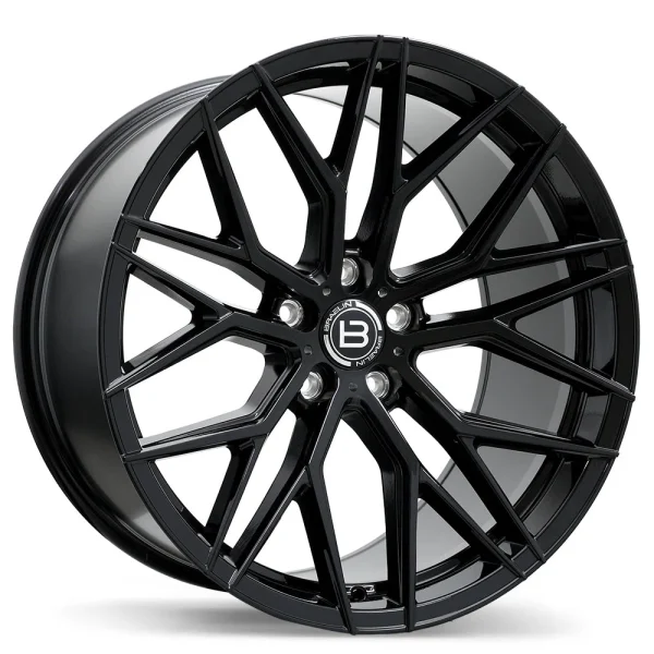 Braelin – BR10 – Black – 20″x10.5″ 30mm – All weather Wheels – BR10-2005-12BN+30C634