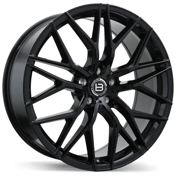 Braelin – BR10 – Black – 21″x10″ 25mm – All weather Wheels – BR10-2100-31BN+25C634