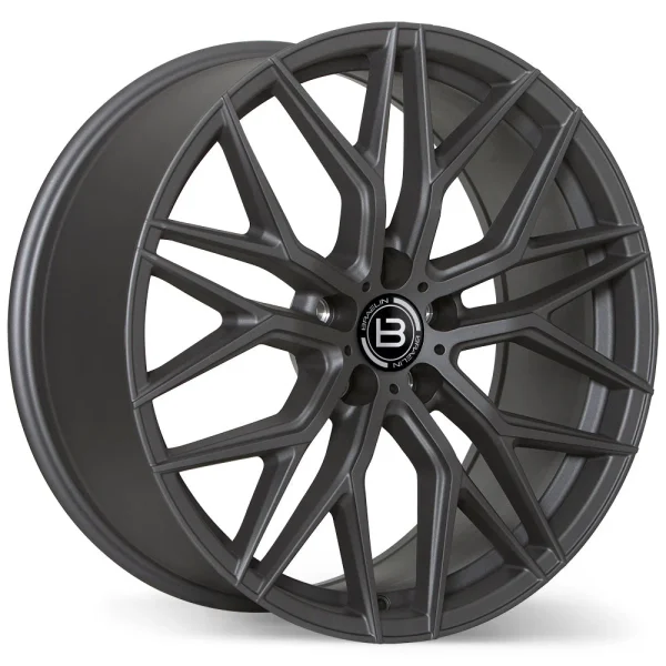 Braelin – BR10 – Grey – 18″x8″ 35mm – All weather Wheels – BR10-1880-31GM+35C634