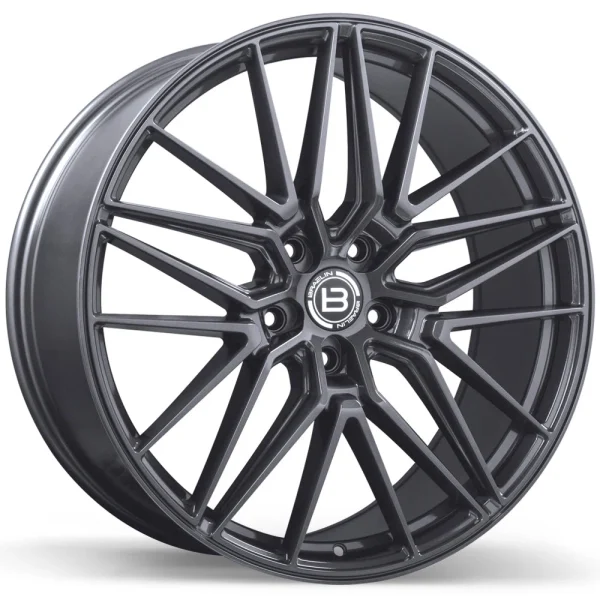 Braelin – BR13 – Grey – 22″x10″ 20mm – All weather Wheels – BR13-2200-31GD+20C571