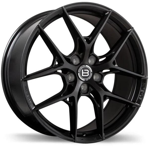 Braelin – BR14 – Black – 18″x8″ 35mm – All weather Wheels – BR14-1880-31BT+35C571