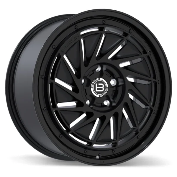 Braelin – BR16 – Black – 19″x8.5″ 25mm – All weather Wheels – BR16-1985-80BM+25C571