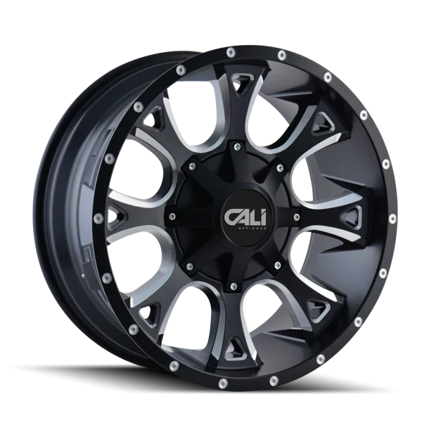 Cali Off-Road – ANARCHY – Black – 20″x10″ -19mm – Summer Wheels – 9103-2152M