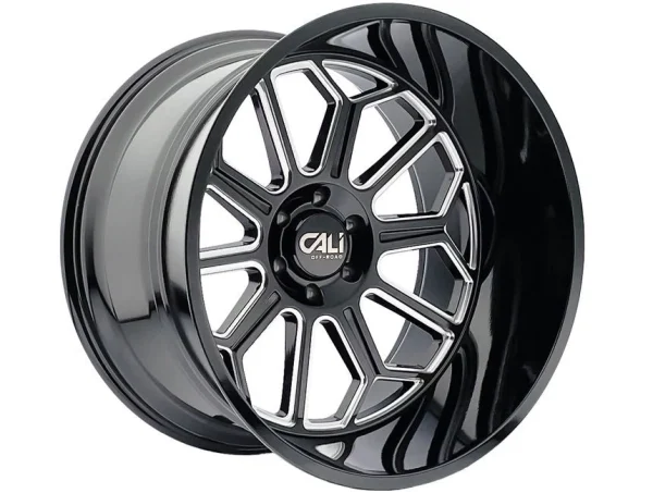 Cali Off-Road – AUBURN – Black – 20″x9″ -12mm – Summer Wheels – 9117-2973BM