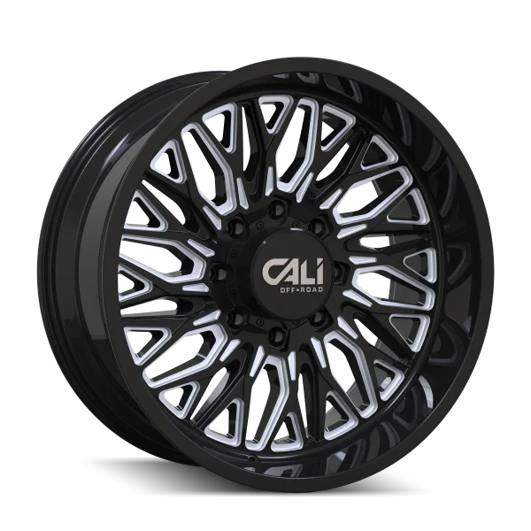 Cali Off-Road – CRUSHER – Black – 22″x10″ -19mm – Summer Wheels – 9118-22183BM
