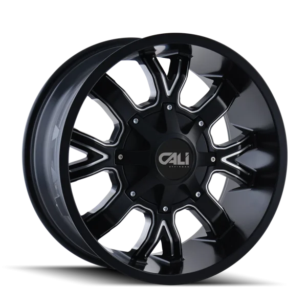 Cali Off-Road – DIRTY – Black – 20″x10″ -19mm – Summer Wheels – 9104-2137M