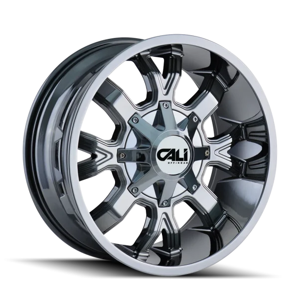 Cali Off-Road – DIRTY – Chrome – 20″x10″ -19mm – Summer Wheels – 9104-2137C