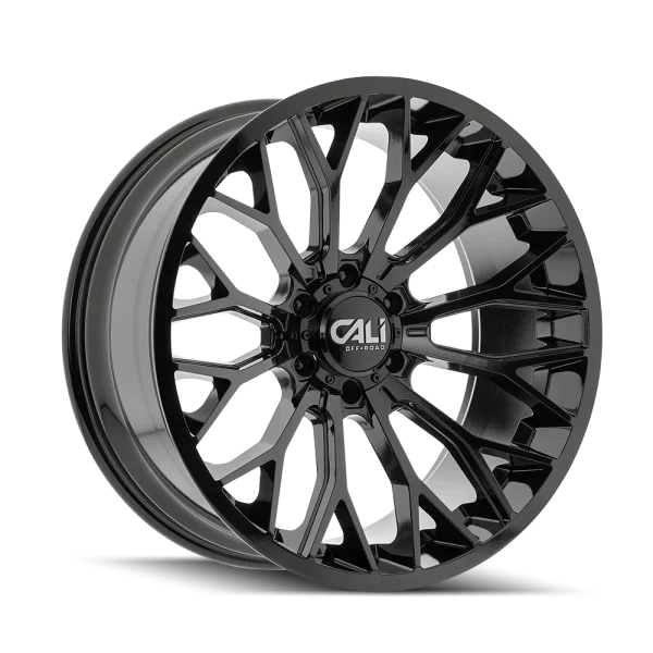 Cali Off-Road – EVOKE – Black – 24″x12″ -25mm – Summer Wheels – 9119-24236GB-25