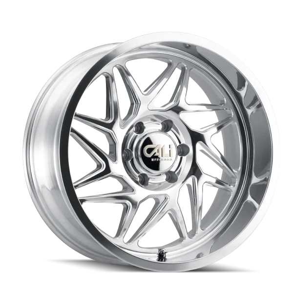 Cali Off-Road – GEMINI – Chrome – 20″x10″ -25mm – Summer Wheels – 9112-2136P