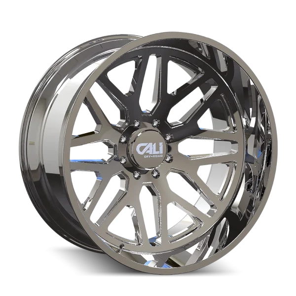 Cali Off-Road – INVADER – Chrome – 28″x12″ -44mm – Summer Wheels – 9115-28283C