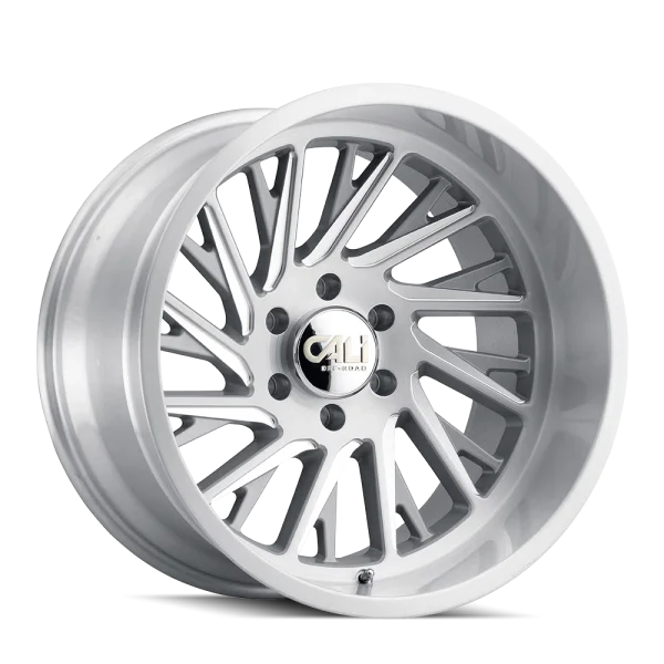Cali Off-Road – INVADER – Silver – 20″x10″ -25mm – Summer Wheels – 9115-2173BGC