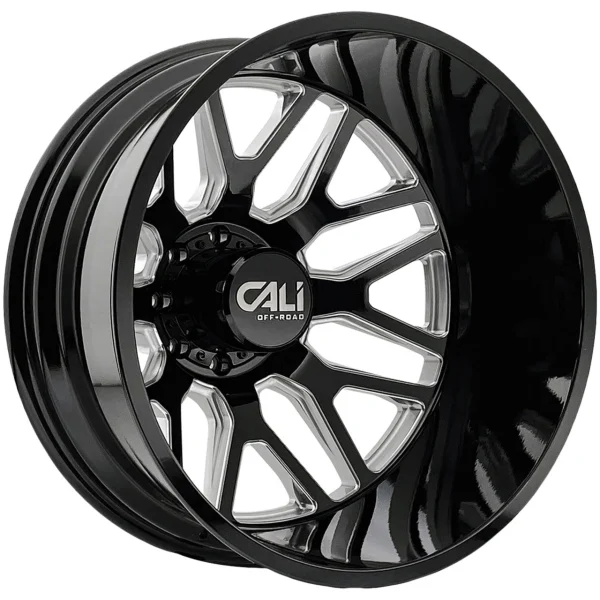 Cali Off-Road – INVADER DUALLY – Black – 22″x8.25″ -192mm – Summer Wheels – 9115D-22877BMR192
