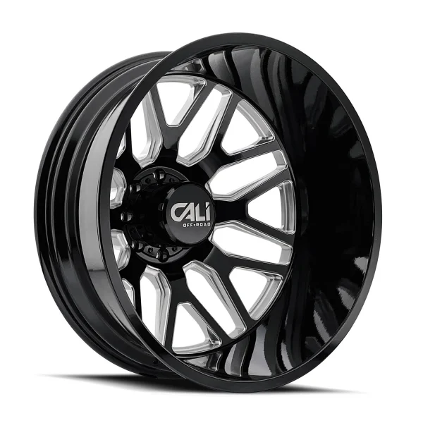Cali Off-Road – INVADER DUALLY – Black – 22″x8.25″ -192mm – Summer Wheels – 9115D-22881BMR192