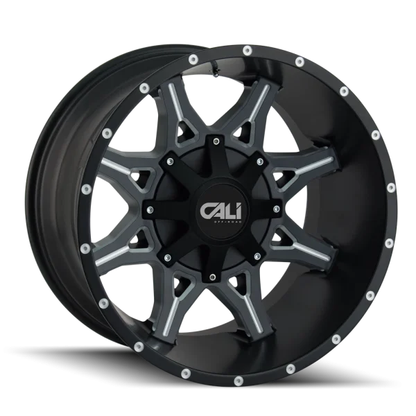 Cali Off-Road – OBNOXIOUS – Black – 20″x10″ -19mm – Summer Wheels – 9107-2152M