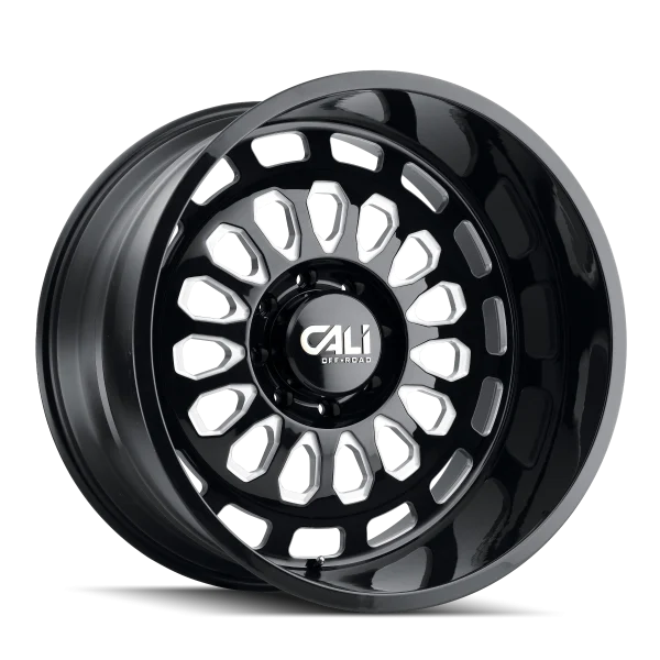 Cali Off-Road – PARADOX – Black – 20″x10″ -25mm – Summer Wheels – 9113-2173BM