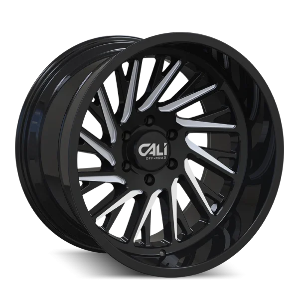 Cali Off-Road – PURGE – Black – 20″x10″ -25mm – Summer Wheels – 9114-2173BM