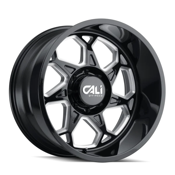 Cali Off-Road – SEVENFOLD – Black – 20″x10″ -25mm – Summer Wheels – 9111-2173BM