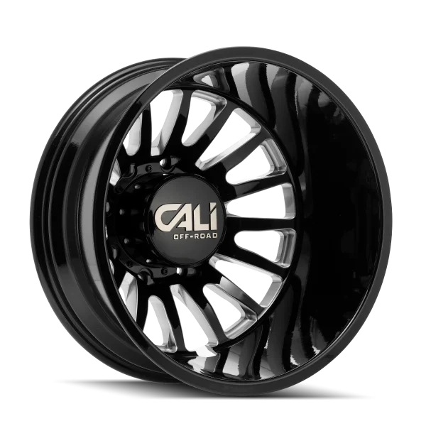 Cali Off-Road – SUMMIT DUALLY – Black – 20″x8.25″ -192mm – Summer Wheels – 9110D-2881BMR192