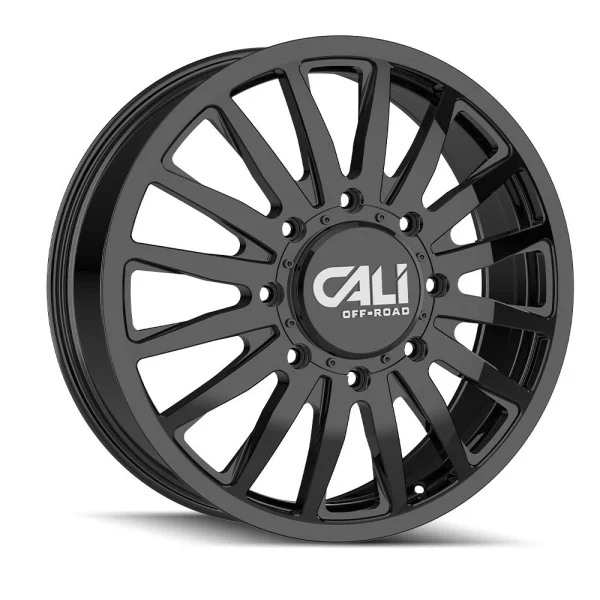 Cali Off-Road – SUMMIT DUALLY – Black – 20″x8.25″ 115mm – All weather Wheels – 9110D-2879GBF115