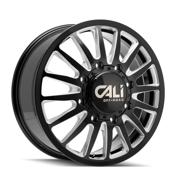 Cali Off-Road – SUMMIT DUALLY – Black – 20″x8.25″ 115mm – Summer Wheels – 9110D-2870BMF115