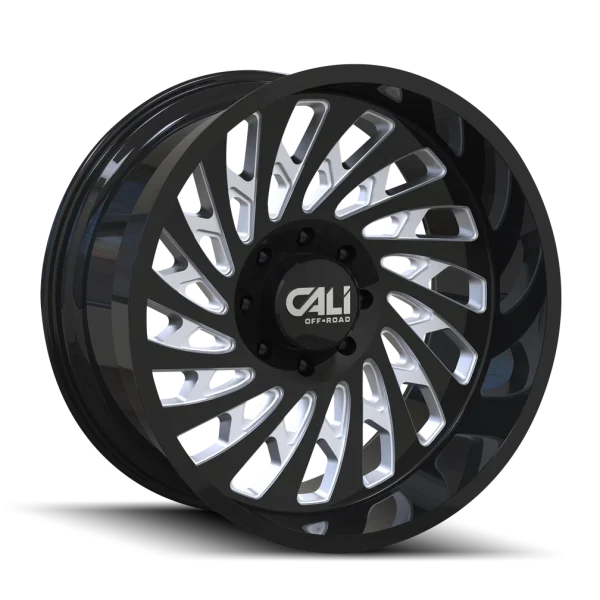 Cali Off-Road – SWITCHBACK – Black – 20″x10″ -25mm – Summer Wheels – 9108-2173BM