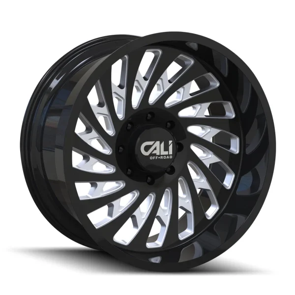 Cali Off-Road – SWITCHBACK – Black – 20″x10″ -30mm – Summer Wheels – 9108-2183BM-30