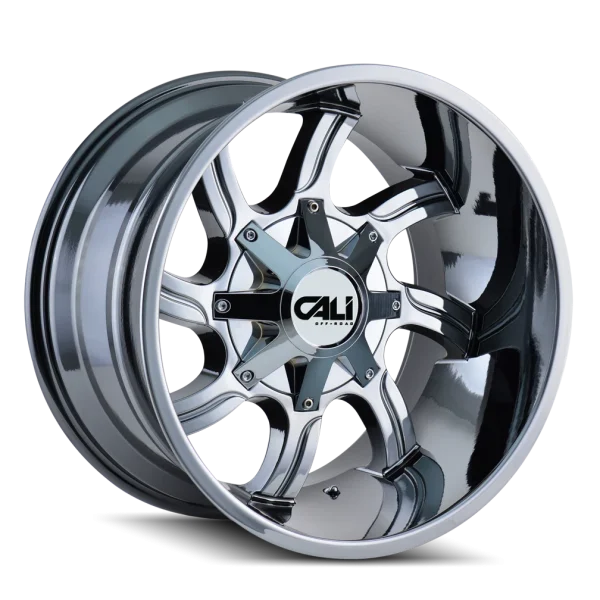 Cali Off-Road – TWISTED – Chrome – 20″x14″ -76mm – Summer Wheels – 9102-2437C