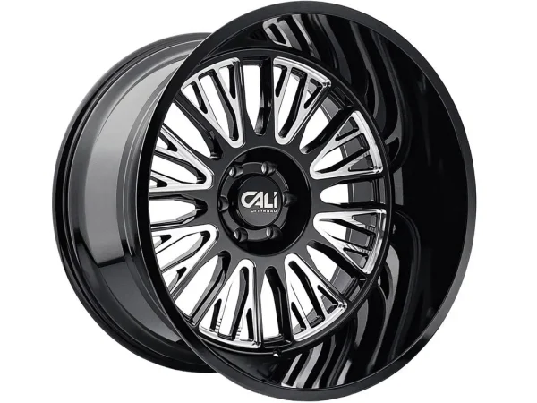 Cali Off-Road – VERTEX – Black – 20″x10″ -25mm – Summer Wheels – 9116-2173BM