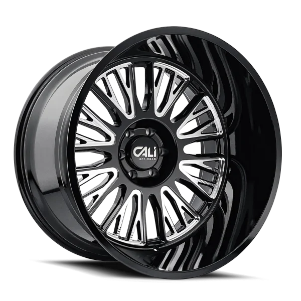 Cali Off-Road – VERTEX – Black – 20″x10″ -25mm – Summer Wheels – 9116-2185BM