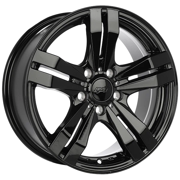 DAI Alloys – Target – Black – 15″x6.5″ 40mm – All weather Wheels – DW3415018