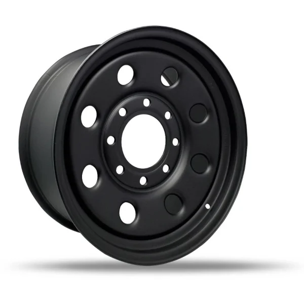 DTD – Steel – Black – 18″x8″ 25mm – All weather Wheels – 888002